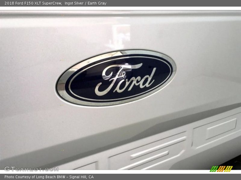 Ingot Silver / Earth Gray 2018 Ford F150 XLT SuperCrew