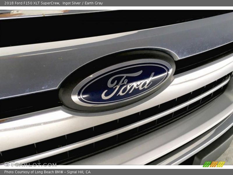 Ingot Silver / Earth Gray 2018 Ford F150 XLT SuperCrew