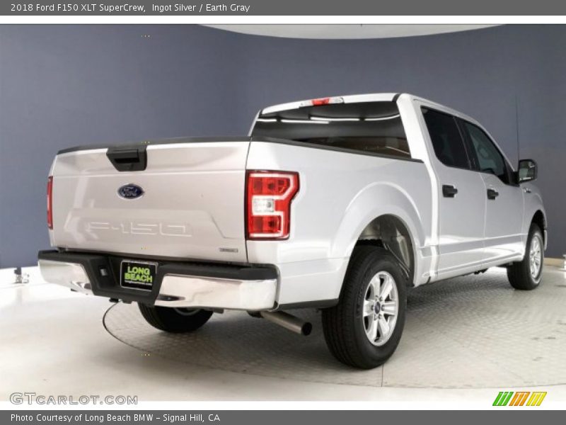 Ingot Silver / Earth Gray 2018 Ford F150 XLT SuperCrew