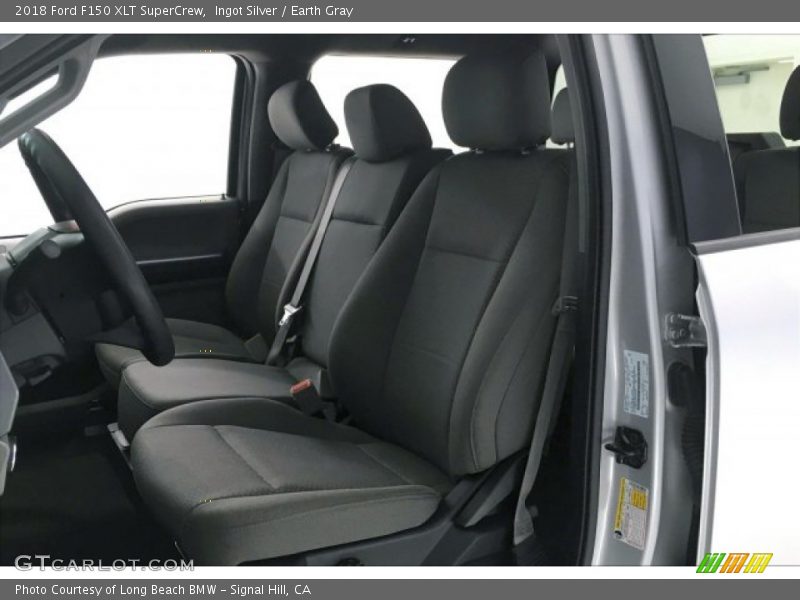 Ingot Silver / Earth Gray 2018 Ford F150 XLT SuperCrew