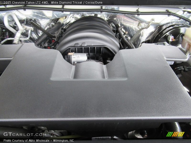 White Diamond Tricoat / Cocoa/Dune 2015 Chevrolet Tahoe LTZ 4WD