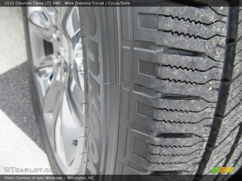 White Diamond Tricoat / Cocoa/Dune 2015 Chevrolet Tahoe LTZ 4WD
