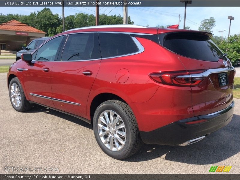 Red Quartz Tintcoat / Shale/Ebony Accents 2019 Buick Enclave Essence AWD