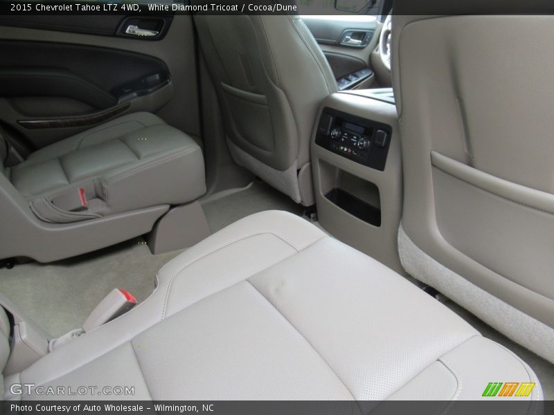 White Diamond Tricoat / Cocoa/Dune 2015 Chevrolet Tahoe LTZ 4WD