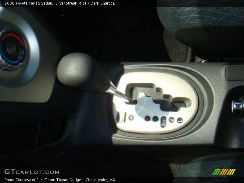 Silver Streak Mica / Dark Charcoal 2008 Toyota Yaris S Sedan