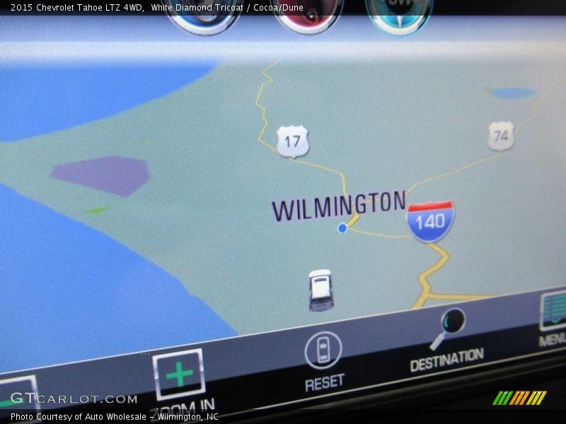 White Diamond Tricoat / Cocoa/Dune 2015 Chevrolet Tahoe LTZ 4WD