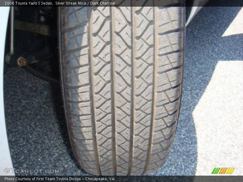 Silver Streak Mica / Dark Charcoal 2008 Toyota Yaris S Sedan