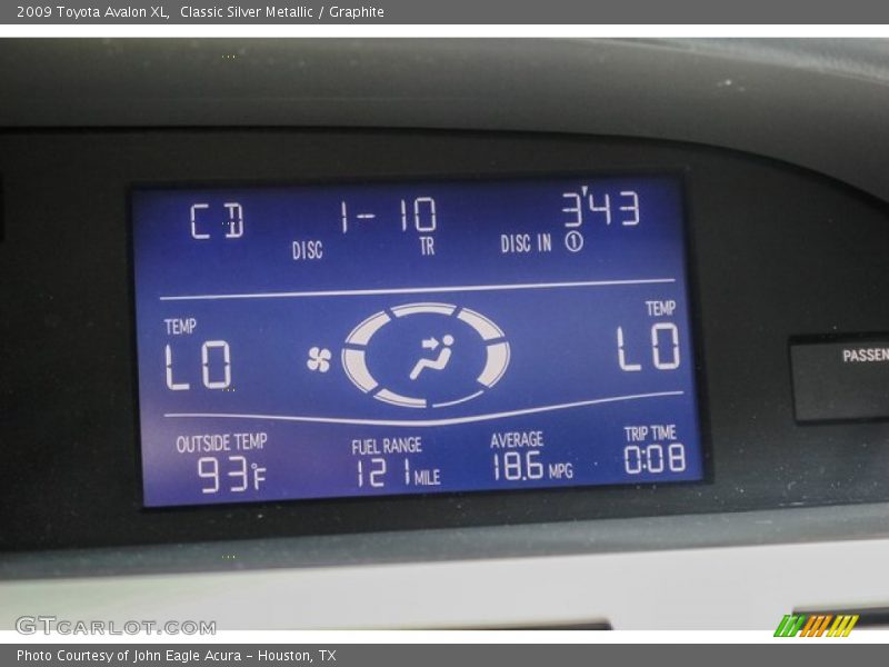 Classic Silver Metallic / Graphite 2009 Toyota Avalon XL
