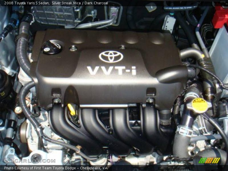 Silver Streak Mica / Dark Charcoal 2008 Toyota Yaris S Sedan