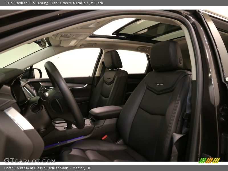 Dark Granite Metallic / Jet Black 2019 Cadillac XT5 Luxury