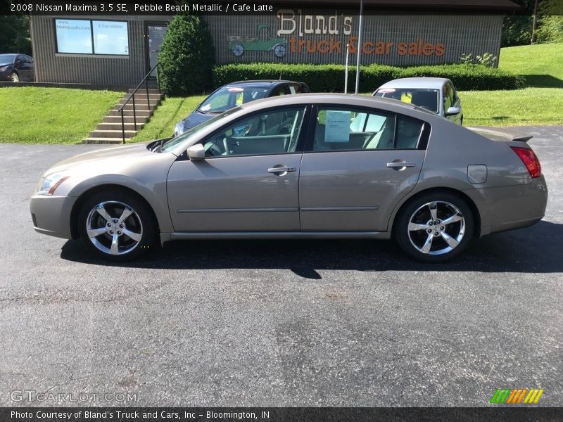 Pebble Beach Metallic / Cafe Latte 2008 Nissan Maxima 3.5 SE