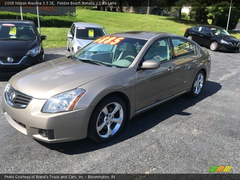 Pebble Beach Metallic / Cafe Latte 2008 Nissan Maxima 3.5 SE