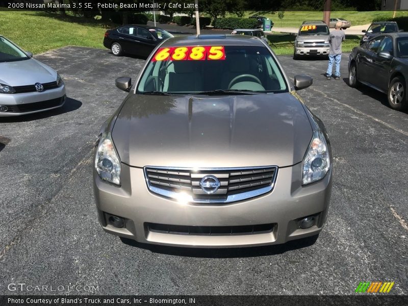 Pebble Beach Metallic / Cafe Latte 2008 Nissan Maxima 3.5 SE