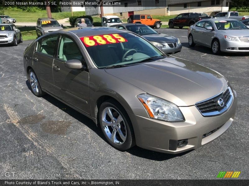 Pebble Beach Metallic / Cafe Latte 2008 Nissan Maxima 3.5 SE