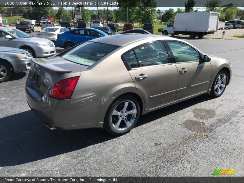 Pebble Beach Metallic / Cafe Latte 2008 Nissan Maxima 3.5 SE