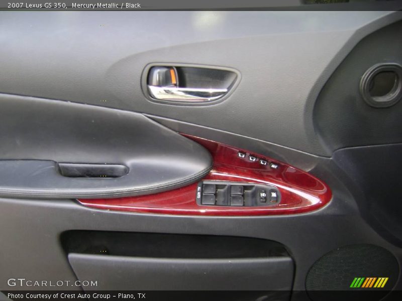 Mercury Metallic / Black 2007 Lexus GS 350