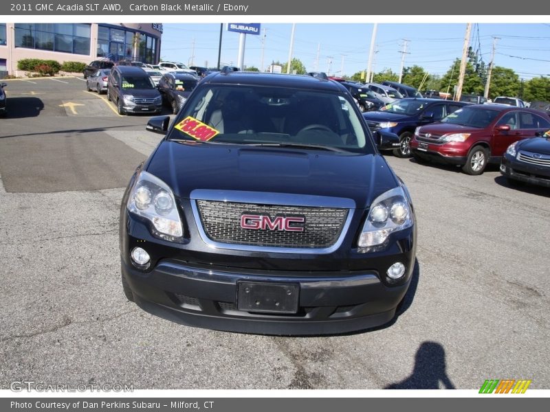 Carbon Black Metallic / Ebony 2011 GMC Acadia SLT AWD