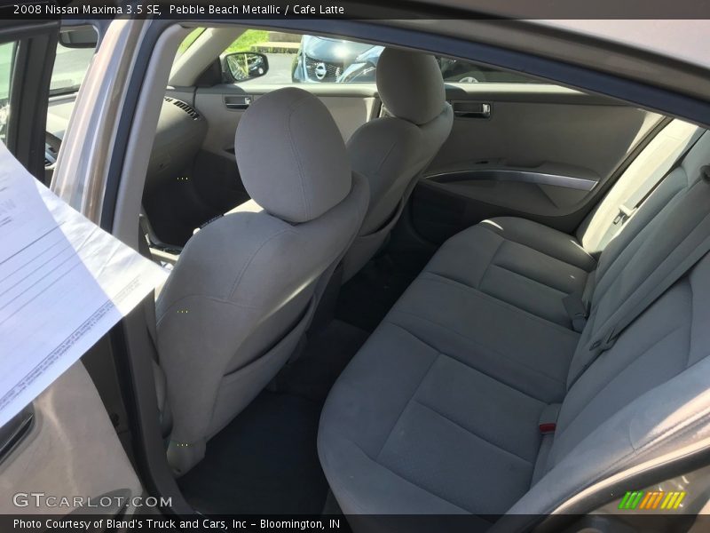 Pebble Beach Metallic / Cafe Latte 2008 Nissan Maxima 3.5 SE