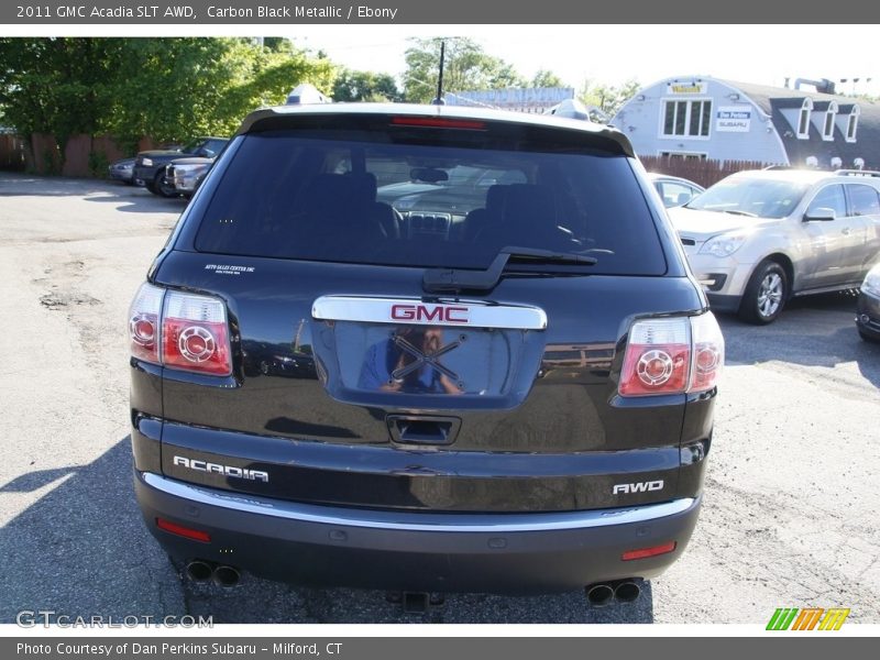 Carbon Black Metallic / Ebony 2011 GMC Acadia SLT AWD