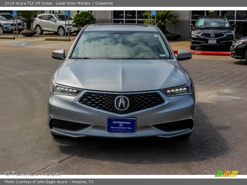 Lunar Silver Metallic / Graystone 2019 Acura TLX V6 Sedan