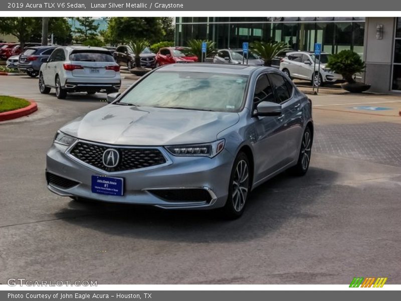 Lunar Silver Metallic / Graystone 2019 Acura TLX V6 Sedan