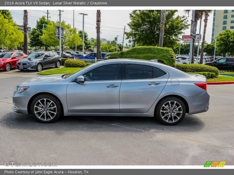 Lunar Silver Metallic / Graystone 2019 Acura TLX V6 Sedan