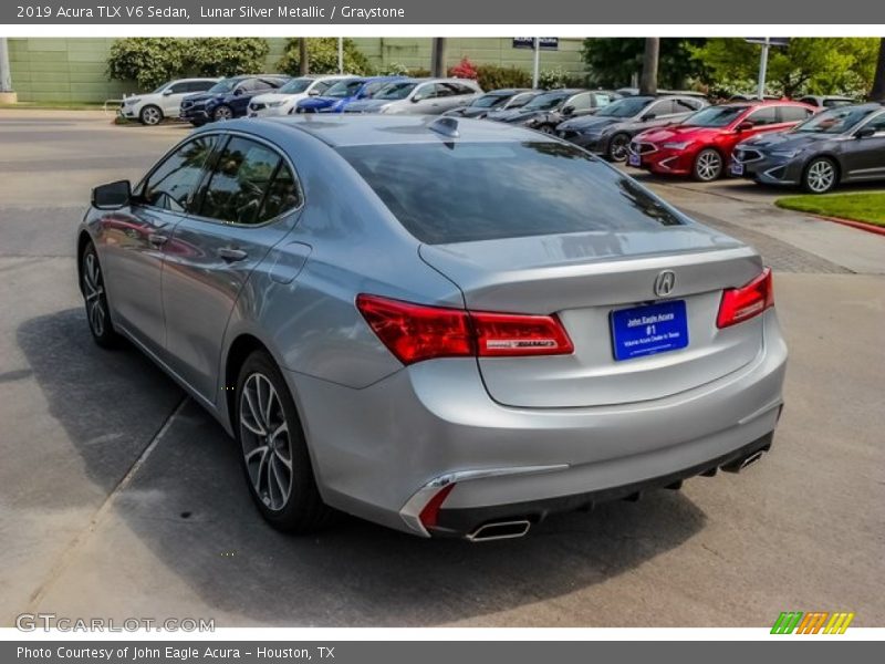 Lunar Silver Metallic / Graystone 2019 Acura TLX V6 Sedan