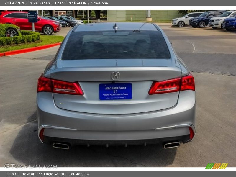 Lunar Silver Metallic / Graystone 2019 Acura TLX V6 Sedan