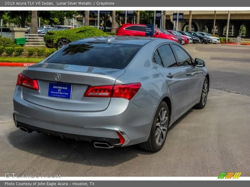 Lunar Silver Metallic / Graystone 2019 Acura TLX V6 Sedan