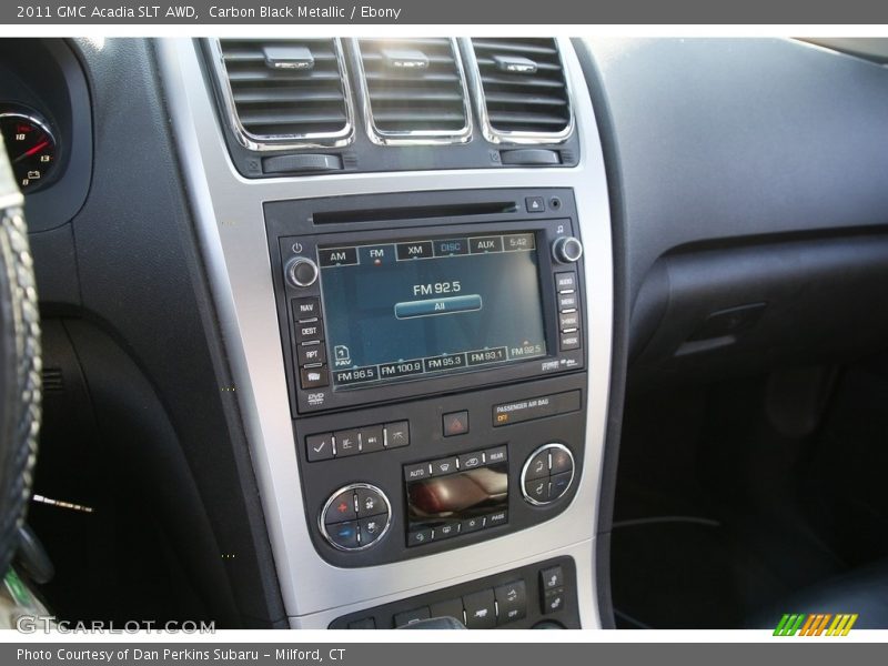 Carbon Black Metallic / Ebony 2011 GMC Acadia SLT AWD