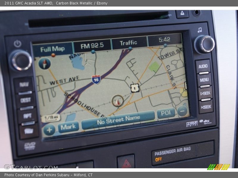 Carbon Black Metallic / Ebony 2011 GMC Acadia SLT AWD