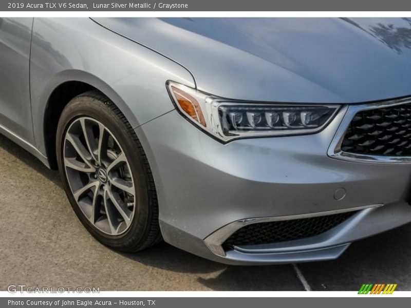 Lunar Silver Metallic / Graystone 2019 Acura TLX V6 Sedan