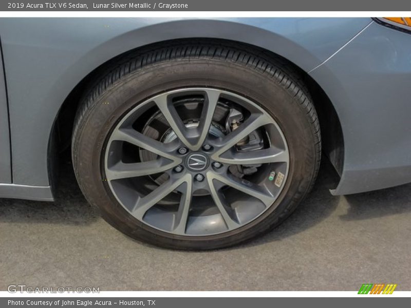 Lunar Silver Metallic / Graystone 2019 Acura TLX V6 Sedan