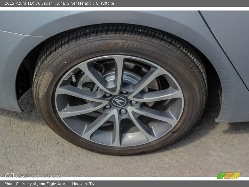 Lunar Silver Metallic / Graystone 2019 Acura TLX V6 Sedan