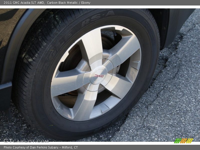 Carbon Black Metallic / Ebony 2011 GMC Acadia SLT AWD