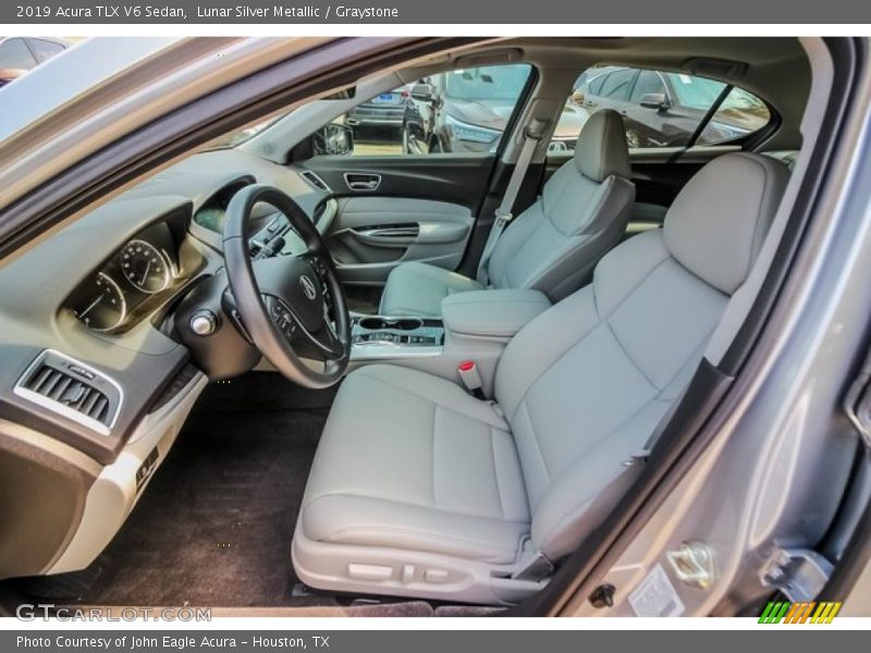 Lunar Silver Metallic / Graystone 2019 Acura TLX V6 Sedan