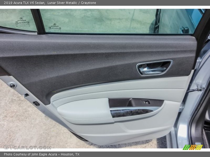 Lunar Silver Metallic / Graystone 2019 Acura TLX V6 Sedan