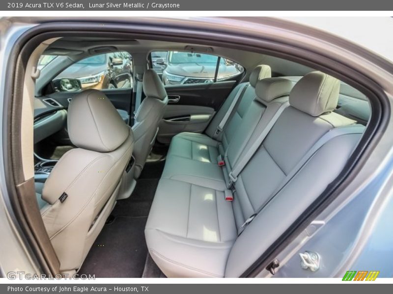 Lunar Silver Metallic / Graystone 2019 Acura TLX V6 Sedan