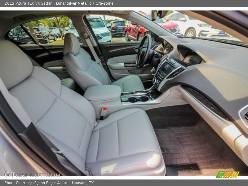 Lunar Silver Metallic / Graystone 2019 Acura TLX V6 Sedan