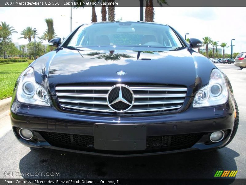 Capri Blue Metallic / Cashmere 2007 Mercedes-Benz CLS 550