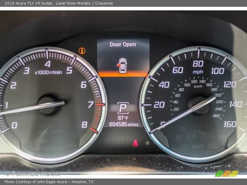 Lunar Silver Metallic / Graystone 2019 Acura TLX V6 Sedan