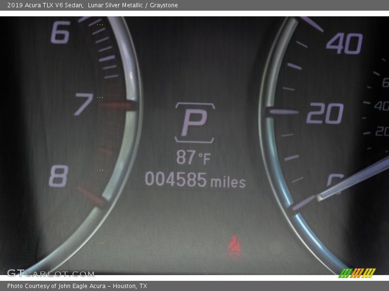 Lunar Silver Metallic / Graystone 2019 Acura TLX V6 Sedan