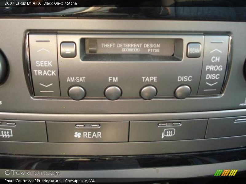 Black Onyx / Stone 2007 Lexus LX 470