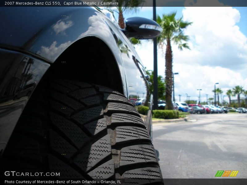 Capri Blue Metallic / Cashmere 2007 Mercedes-Benz CLS 550