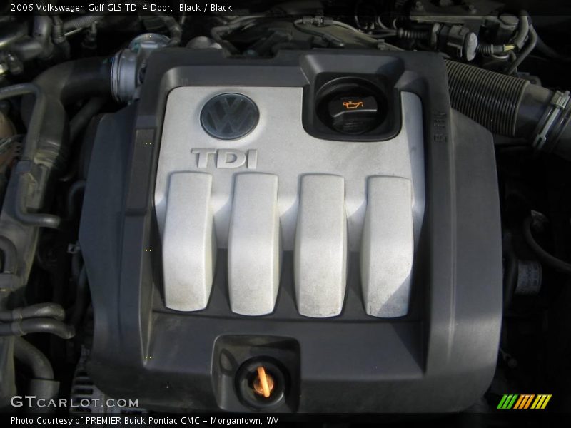 Black / Black 2006 Volkswagen Golf GLS TDI 4 Door