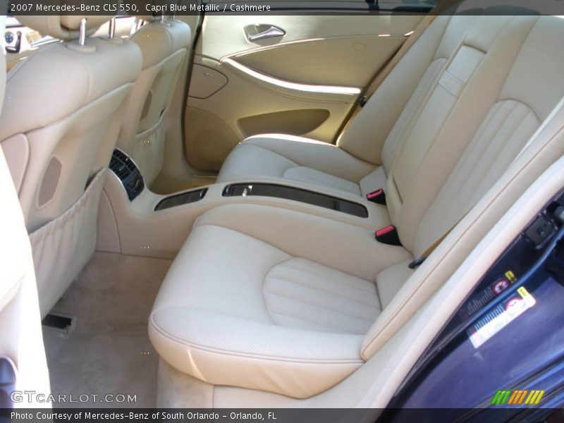 Capri Blue Metallic / Cashmere 2007 Mercedes-Benz CLS 550