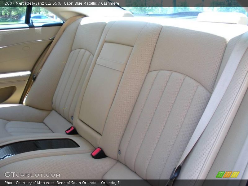 Capri Blue Metallic / Cashmere 2007 Mercedes-Benz CLS 550
