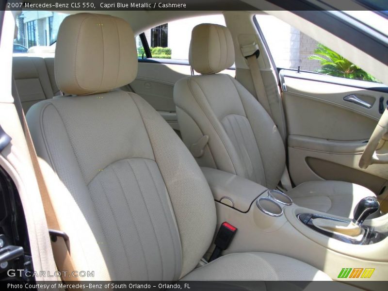 Capri Blue Metallic / Cashmere 2007 Mercedes-Benz CLS 550