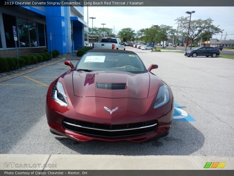 Long Beach Red Tintcoat / Kalahari 2019 Chevrolet Corvette Stingray Convertible