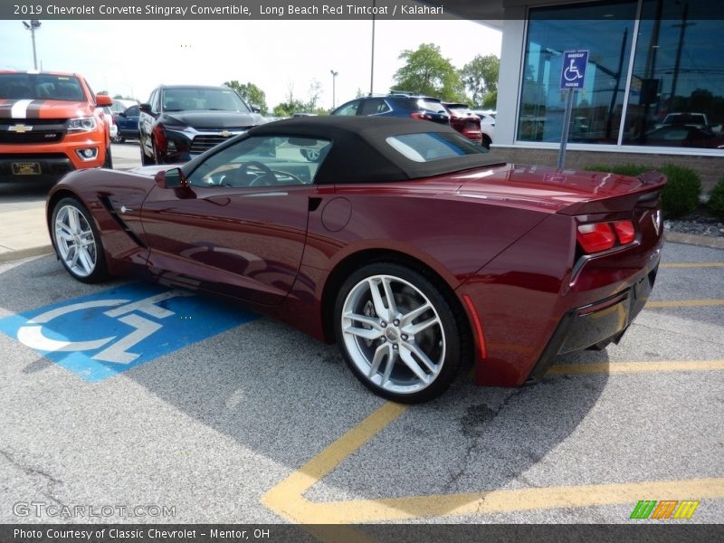 Long Beach Red Tintcoat / Kalahari 2019 Chevrolet Corvette Stingray Convertible